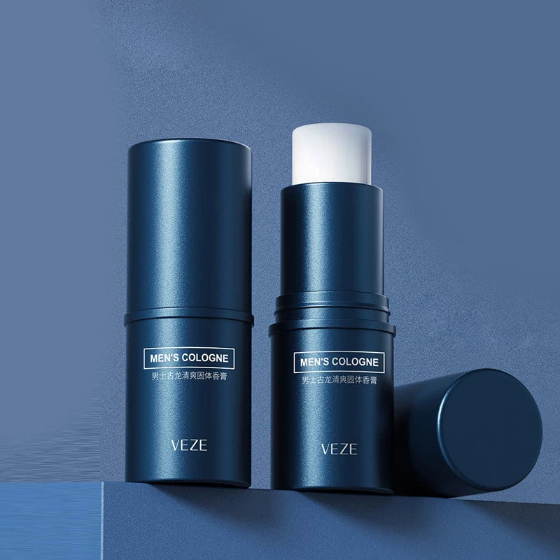 Fanzhen Men's Solid Cologne - Light and Fresh Scent, All-Over Use, Portable Stick for On-the-Go Convenience
