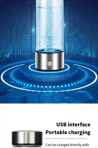 Rich Hydrogen Water Cup Portable Hydrogen Water H2 Generator Alkaline Maker Ionizer Bottle Super Antioxidan Titanium Filter