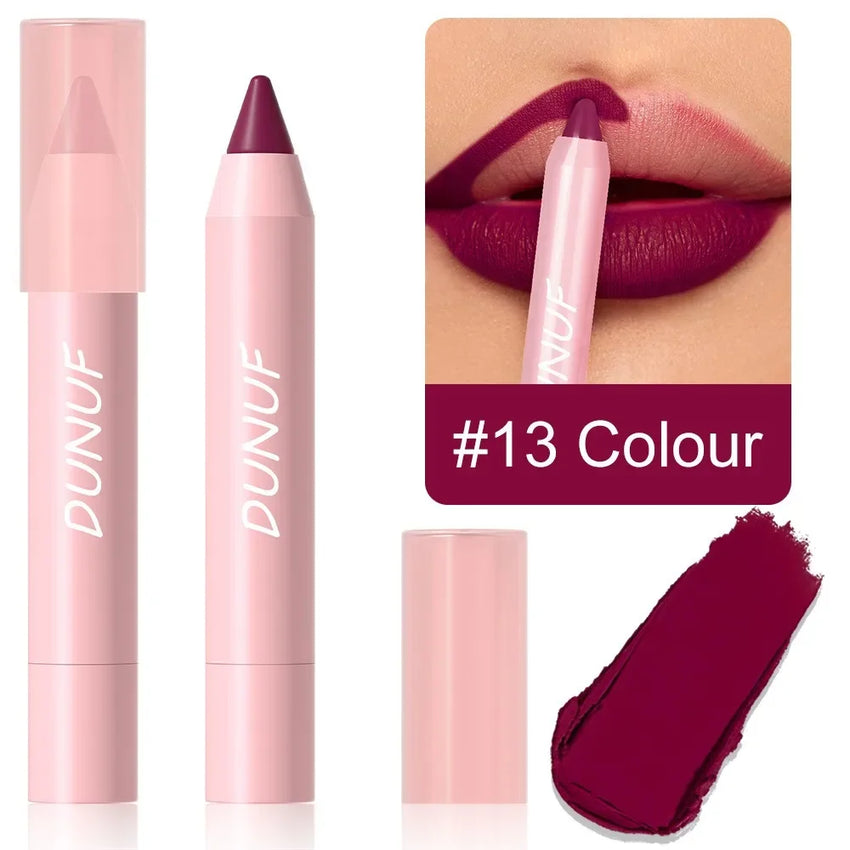 Nude Brown Lip Liner Pencil 18 Color Red Contour Tint Labial Makeup Waterproof Matte Lipstick Crayon Pen Lip Contouring Cosmetic