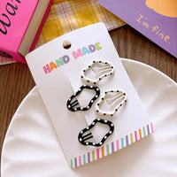 4pcs/set Cute Star Hair Clips Girl's Side Bangs Hair Accessories Small Clip Children's Hair Decorations Kids Accessories