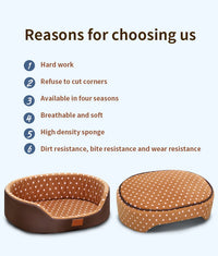 Dog Bed Mat suit Soft Sofa Kennel Puppy Breathable Durable Blanket Cushion for Small Medium Dogs Pet Supplies cama perro