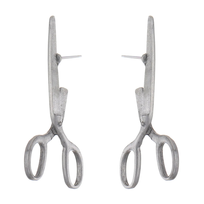 New Creative Retro Scissors Earrings for Women's Personalized Crowd Festival Gift Earrings