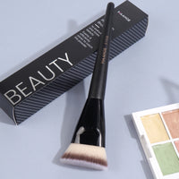MAANGE Single Flat Round Tube Flat Head Foundation Brush With Box Powder Blush Concealer Makeup Brush Skin-friendly Makeup Tool
