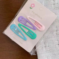 4pcs/set Cute Star Hair Clips Girl's Side Bangs Hair Accessories Small Clip Children's Hair Decorations Kids Accessories