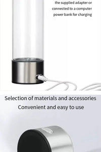 Rich Hydrogen Water Cup Portable Hydrogen Water H2 Generator Alkaline Maker Ionizer Bottle Super Antioxidan Titanium Filter