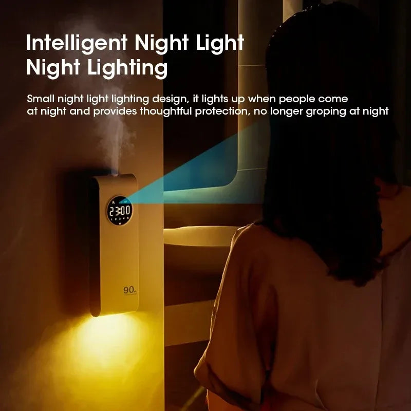 Multi-Functional Intelligent Aromatherapy Machine USB Desktop and Wall-Mounted Air Freshener and Purification Device