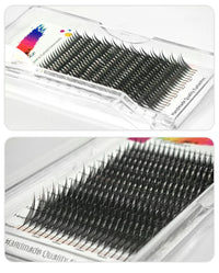 Yelix Feather Lashes Comic Spire Premade Lashes Fans Manga Anime Volume False Eyelashes Extensions for Makeup Tool