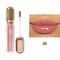 Mirror Pearl Lip Gloss Waterproof Long Lasting Moisturizing Lipstick Shine Glitter Lip Glaze Women Non Stick Cup Lip Tint Makeup