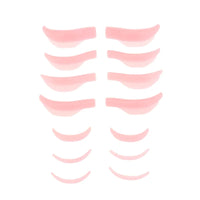 Wholesale 7Pairs Silicone Eyelashes Perming Curler Eyelash Perming Pads  Reusable Lash Lift Shield Pads Eyelash Lifting Tools