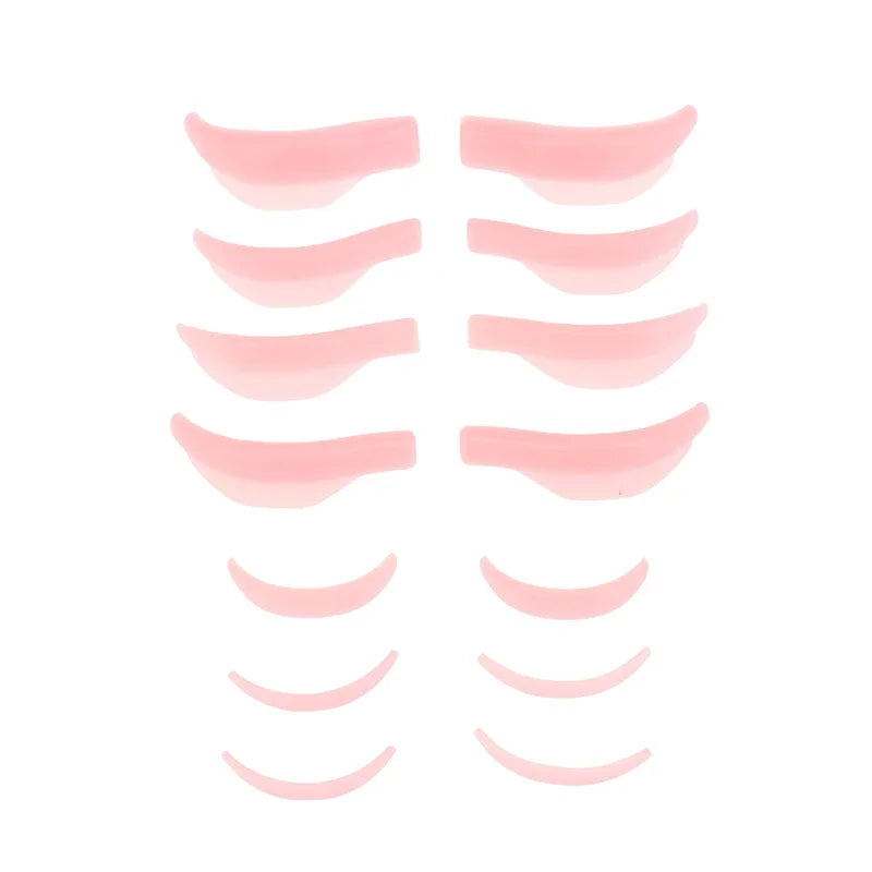 Wholesale 7Pairs Silicone Eyelashes Perming Curler Eyelash Perming Pads  Reusable Lash Lift Shield Pads Eyelash Lifting Tools