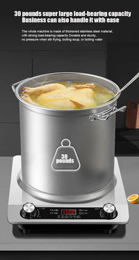 5000W Household Concave Induction Cooker High Power Intense Fire Non-Radiative Multifunction Stir Frying Electric Stove