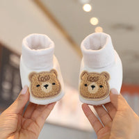 Winter New Cute Cartoon Baby Booties Boy Girl Boots Cotton Soft-Sole Non-Slip Warm Toddler First Walkers Infant Crib Shoes