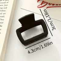Women's Square Lightweight Hair Claw Clip Fashionable Elegant Hair Accessory Clip Suitable Hair Styling Makeup