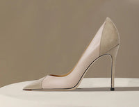 Nude High Heels Women's 2026 New Celebrity Niche Color Matching French Pointed Single Shoes Women's Stiletto