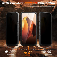 TONGATE for Pixel 10 Pro Case/Pixel 10 Case with 360° Spin Magnetic Stand Privacy Screen Protector Military Grade Protection