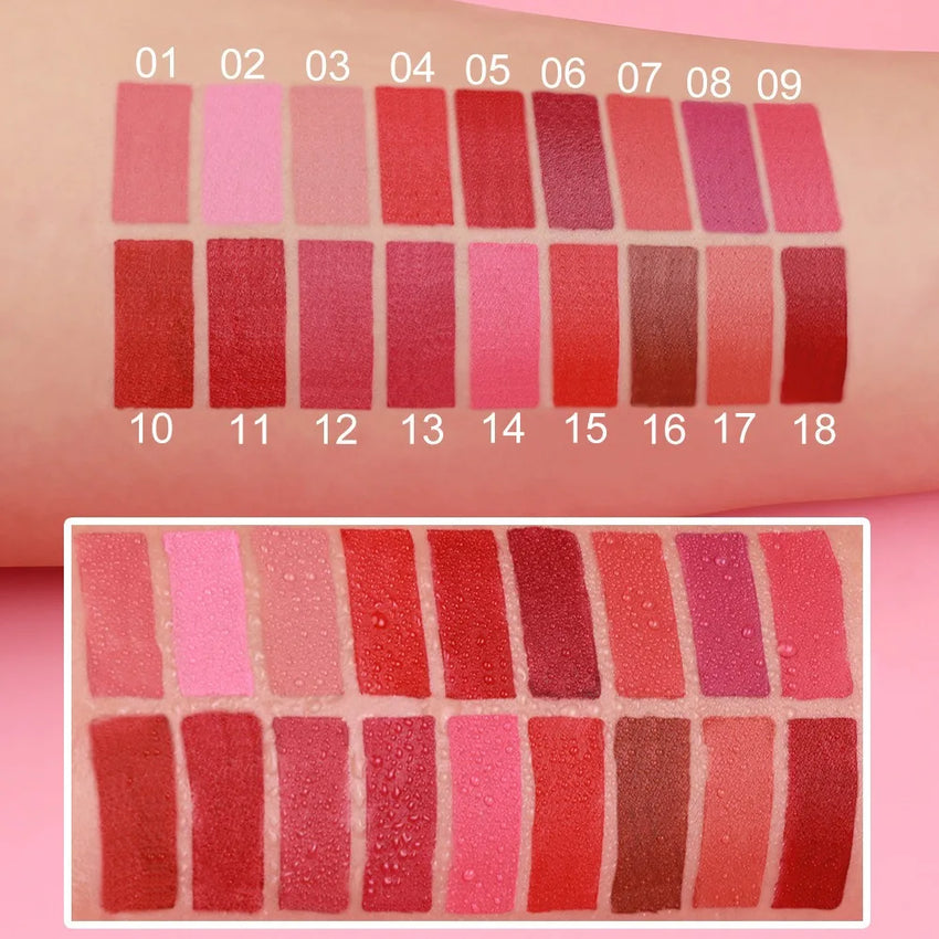 Nude Brown Lip Liner Pencil 18 Color Red Contour Tint Labial Makeup Waterproof Matte Lipstick Crayon Pen Lip Contouring Cosmetic