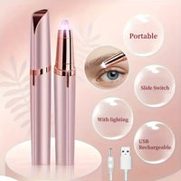 2026 New Electric Eyebrow Trimmer Pen Automatic Hair Removal Razor for Women Men Facial Shaver Beauty Tool Epilator