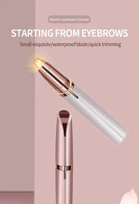 2026 New Electric Eyebrow Trimmer Pen Automatic Hair Removal Razor for Women Men Facial Shaver Beauty Tool Epilator