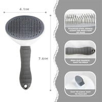 Stainless Steel Pet Hair Remover Brush for Dogs Cats Professional Deshedding Grooming Tool Home Pet Supplies Cat Dog Accessories