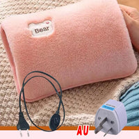 Electric Hot Water Bag Home Heater Soft Winter Hand Warmer Reusable Bottle EU Plug Rechargeable Pocket Warmer Home Office
