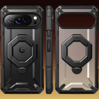 TONGATE for Pixel 10 Pro Case/Pixel 10 Case with 360° Spin Magnetic Stand Privacy Screen Protector Military Grade Protection