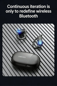 DACOM L19 Wireless Headphones Bluetooth 5.3 Earphones True with Mic Button Control Noise Reduction Earhooks Waterproof Headset