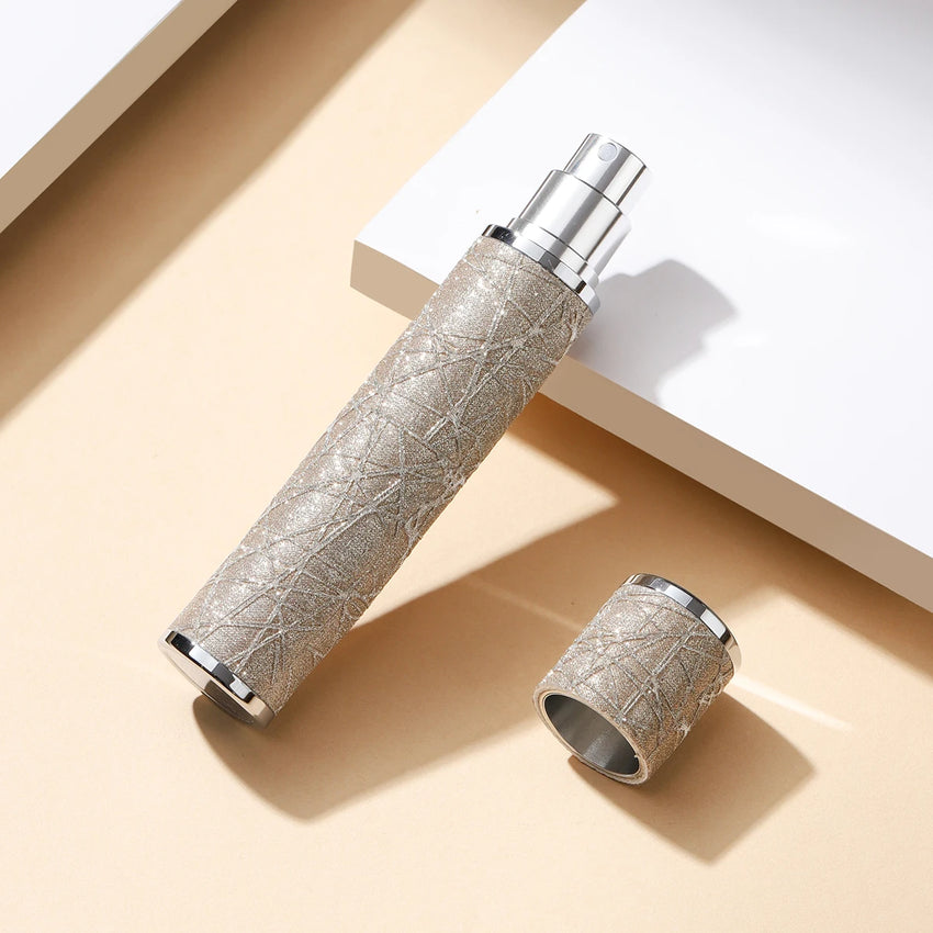 5ML Portable Compact Leather Perfume Bottle Multipurpose Sprayer Refillable Empty Perfume Atomizer for Travel Spray Bottle 1PC