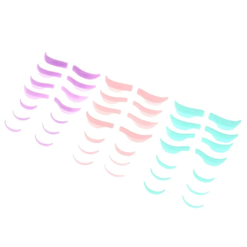 Wholesale 7Pairs Silicone Eyelashes Perming Curler Eyelash Perming Pads  Reusable Lash Lift Shield Pads Eyelash Lifting Tools