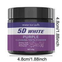 Purple Teeth Cleaning Powder - No Sulfuric Acid, Deep Cleansing and Polishing, Whitens Teeth Within 5 Days, Portable Daily Use