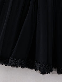 Sleeveless Hood Cloak Soft Satin Floral Embroidered Lace Wedding Party Princess Baby Dress Set