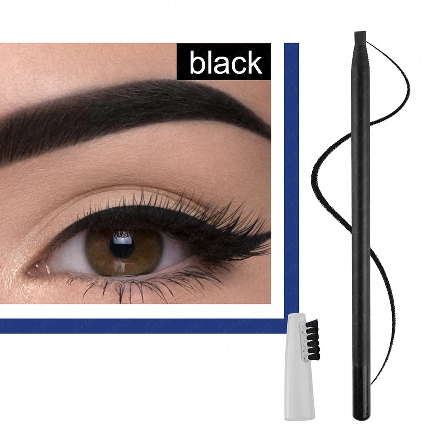 2PCS Professional Microblading Brow Mark Pencil Permanent Red Lip Contour Pen Tattoo Waterproof Art Tint Makeup Eyebrow Pen