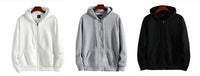 Zipper Hoodies Autumn Winter Men's New Long Sleeve Hooded Sweatshirt Fashion Casual Male Outfit Sportwear Loose Fit Clothes