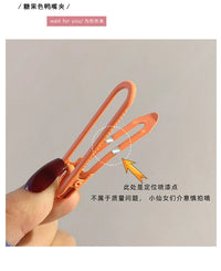 3pcs Seamless Hair Clip Candy Color Hairpin Styling Barrette Makeup Tools Headband Clips Fashion Hair Accessories for Women