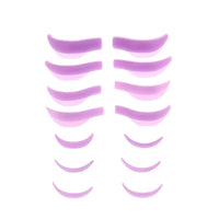 Wholesale 7Pairs Silicone Eyelashes Perming Curler Eyelash Perming Pads  Reusable Lash Lift Shield Pads Eyelash Lifting Tools