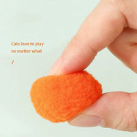 1 Set Cat Toy Interactive Pet Training Play Plush Toy  Funny Kitten Puppy Shooting Balls Games Pet Supplies Cat Accessories