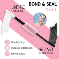 DIY Lashes Extension Kit Eyelashes 200 PCS Clusters Lash Bond and Seal Makeup Tools for Gluing  Lashes Gluing Glue  Accessories