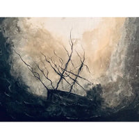 1pc frameless Surreal Colourful Landscape Poster Vintage Dark Forest Mountain Fall Scenery Canvas Painting Wall Art for Livin