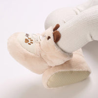 Winter New Cute Cartoon Baby Booties Boy Girl Boots Cotton Soft-Sole Non-Slip Warm Toddler First Walkers Infant Crib Shoes