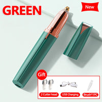 2026 New Electric Eyebrow Trimmer Pen Automatic Hair Removal Razor for Women Men Facial Shaver Beauty Tool Epilator