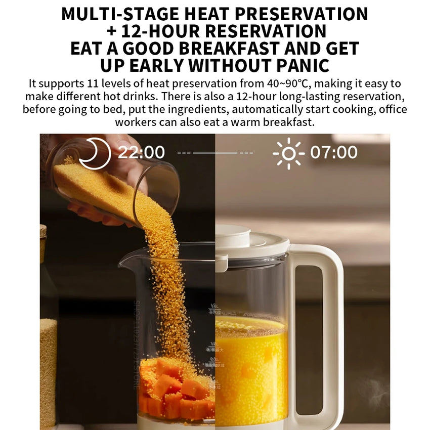 NEW Xiaomi S2 Multifunctional Health Pot kettle 1.5L Household Appliances 800W 304 Stainless Steel Heat Preservation