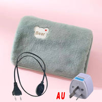 Electric Hot Water Bag Home Heater Soft Winter Hand Warmer Reusable Bottle EU Plug Rechargeable Pocket Warmer Home Office
