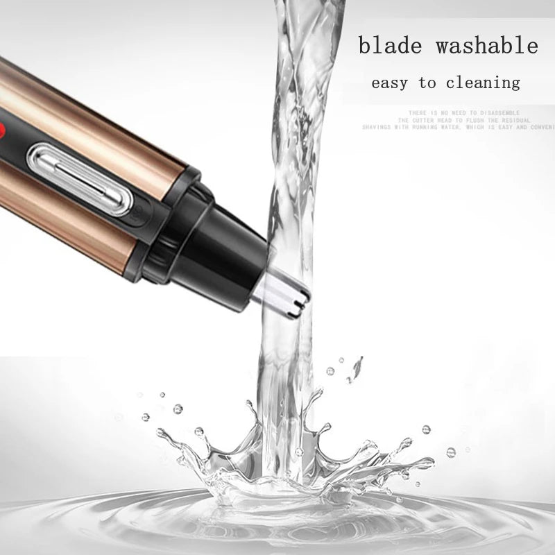 Original Kemei Rechargeable Ear Nose Hair Trimmer For Men Grooming Kit Electric Eyebrow Beard Trimer Facial Nose Ears Trimmer