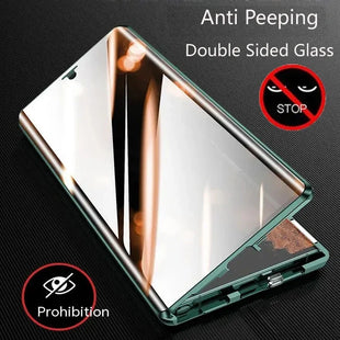360 Double-sided Glass Phone Case for Honor Magic 3 4 5 6 7 Pro Magic4 Lite 5G Magnetic Anti Peeping Tempering Glass Cover Coque