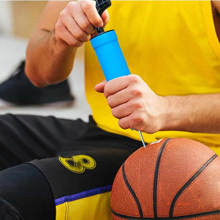 Air Pump Portable Sports Ball Hand Pump Manual Air Pump Fashionable Hand Air Pump with Needle for Volleyball  Soccer Basketball
