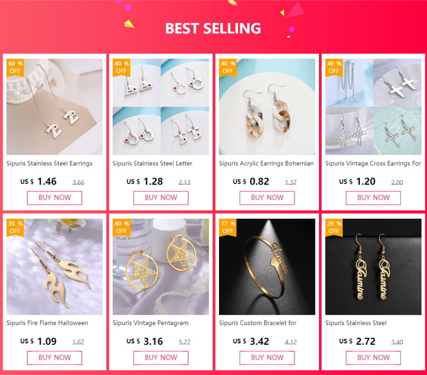 Sipuris Stainless Steel Personalized Customize Name Hoop Earrings Jewelry For Women Girls Circle Earring Fashion 30-60 MM