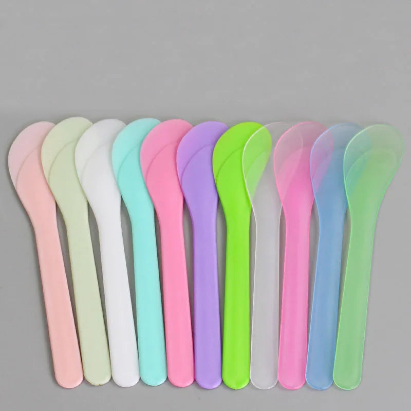 10 Pcs/lot 13cm Facial Mask Stick Cosmetic Spatula Scoop DIY Face Mask Spoon Beauty Makeup Sticks Mud Mixing Tools Makeup Tools