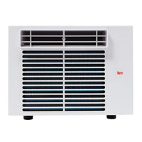 Semiconductor Refrigerator 280W 41.5*28.3*20.5cm White 40-50dB Small Window Air Conditioner for Bedroom Living Room Home Office