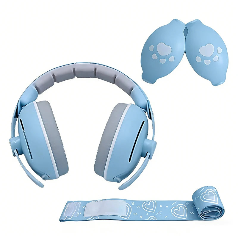 New Baby Ear Protection Noise Cancelling Headphones for Babies, 2-in-1 Baby Ear Protection, Baby Travel Essentials for Outdoor