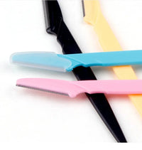 Portable Eyebrow Trimmer Blade Women's Face Shaver Safety Knife Makeup Scraper Hair Removal Tool for Eyebrow Epilation