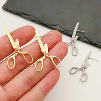 New Creative Retro Scissors Earrings for Women's Personalized Crowd Festival Gift Earrings